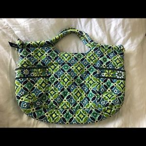 VERA BRADLEY ‘DAISY DAISY HANDLE BAG